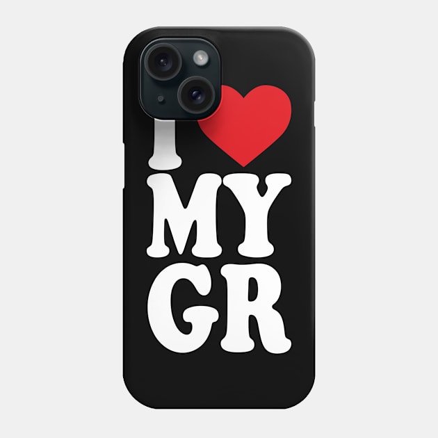 I Love My Girlfriend Phone Case by AbstractA