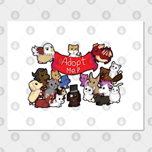 Piggy Roblox Posters And Art Prints Teepublic Uk - roblox animation sir meows a lot adopts a baby