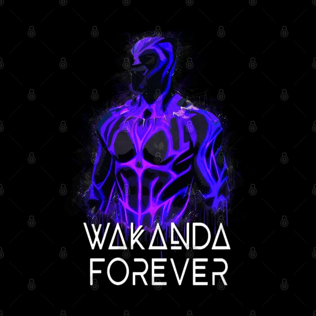 Wakanda Forever Black Panther by RaphEmpire