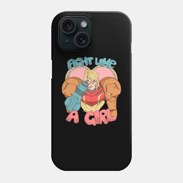 Fight Like A Bounty Hunter Phone Case by gseignemartin