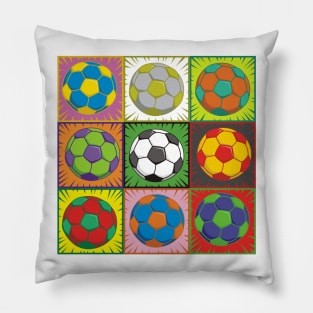 Soccer (Football) Pop Art Pillow