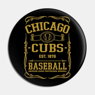 Vintage Cubs American Baseball Pin