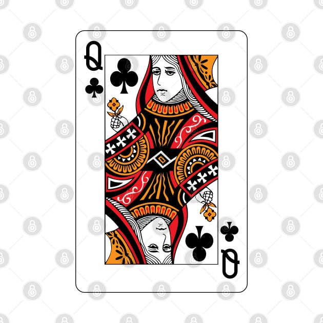 Queen of Clubs by rheyes