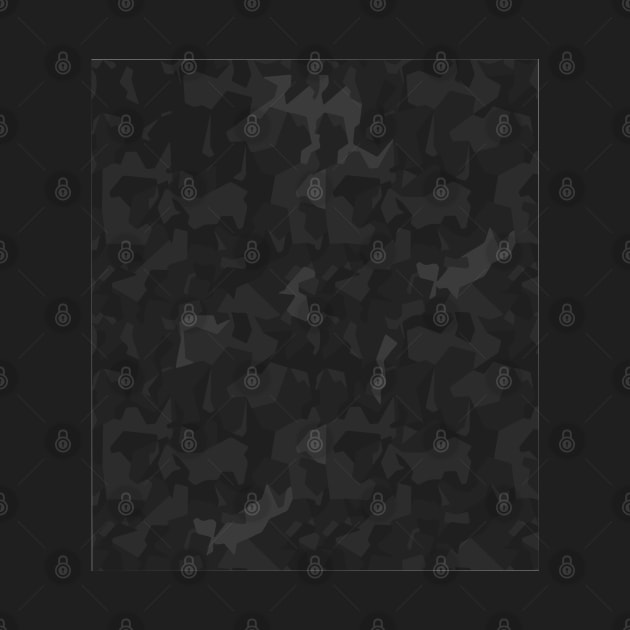 Dark grey camo pattern by wamtees