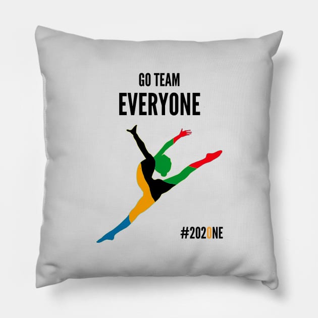 Go Team Everyone! Pillow by Half In Half Out Podcast