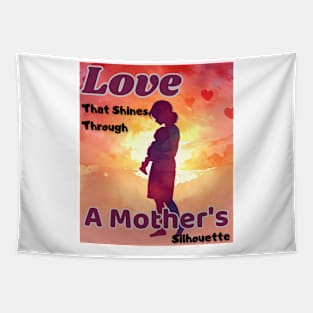 Mothers day, Love That Shines Through: A Mother's Silhouette, Spoiling Mom,  Mom Gift, Tapestry