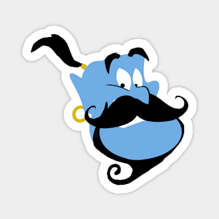 Genie with Mustache Magnet