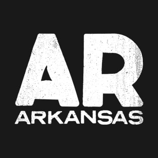 AR Arkansas State Vintage Typography T-Shirt