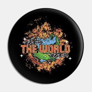 THE WORLD Pin