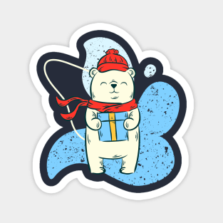 Christmas Bear Magnet