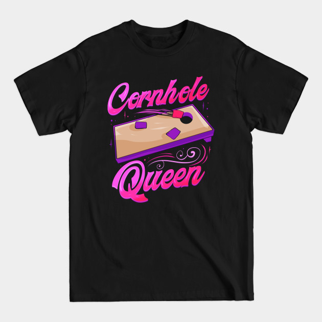 Disover Cornhole Queen Bean Bag - Cornhole - T-Shirt