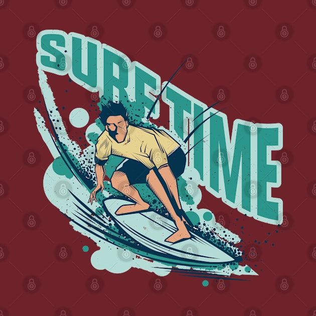 summer, Surf Time by HassibDesign