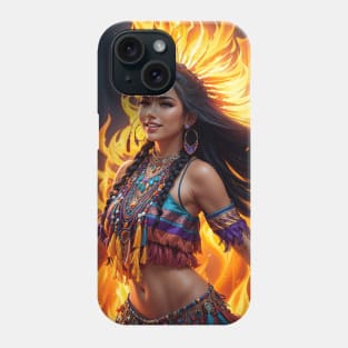 Rainbow is on Fire Phone Case