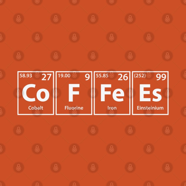 Coffees (Co-F-Fe-Es) Periodic Elements Spelling by cerebrands