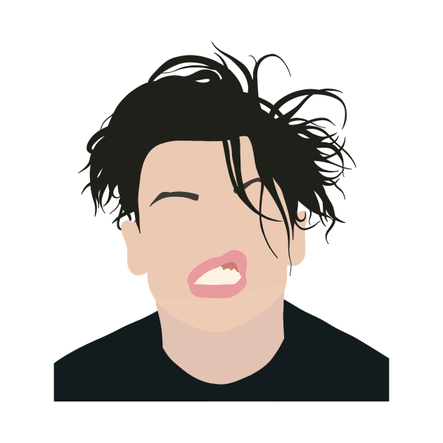 Yungblud Minimalist Portrait by JustGottaDraw