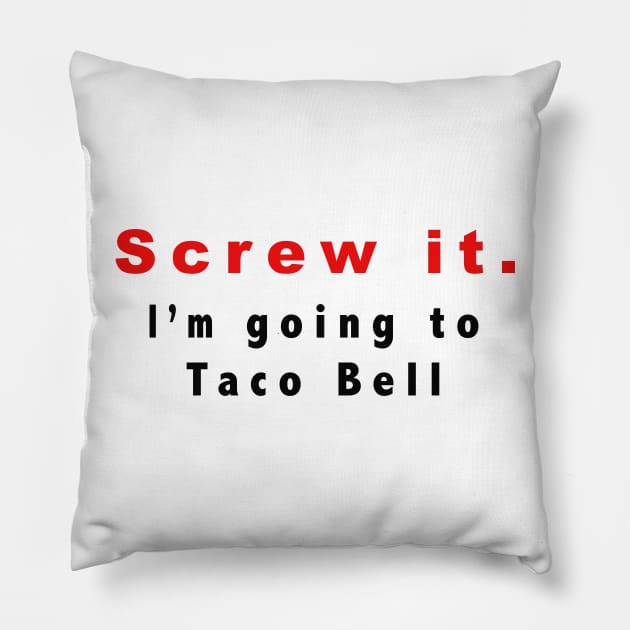 Taco bell pillow deals