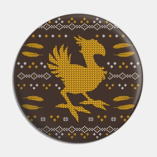 Chocobo Christmas Pin