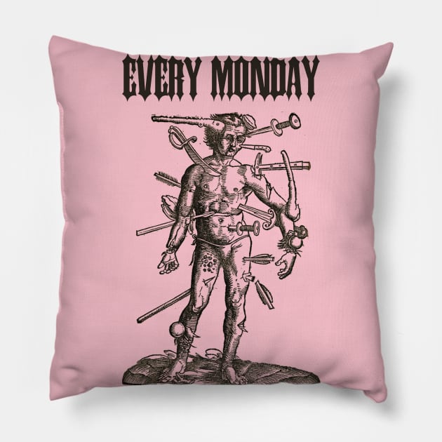 Monday Pillow by hardcore repertoire