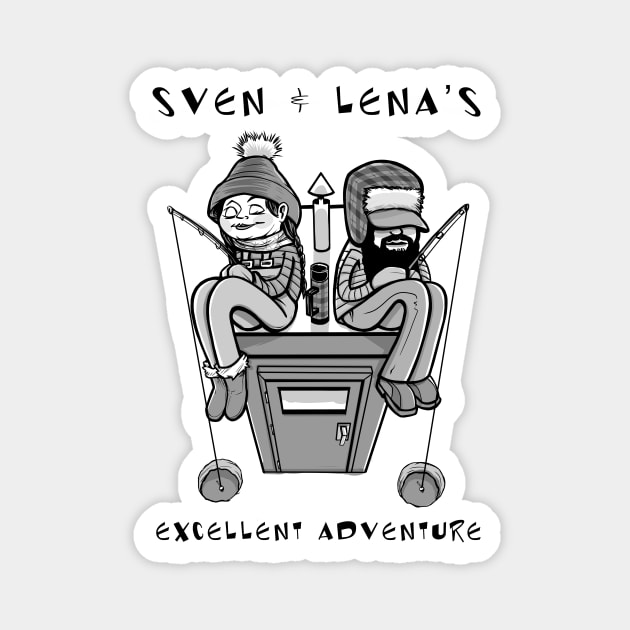 Sven & Lena's Excellent Adventure Magnet by mjheubach