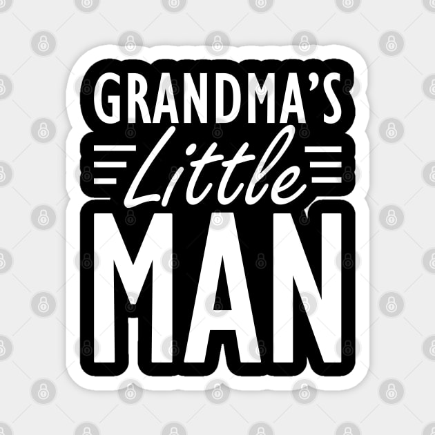 Grandma's little man w Magnet by KC Happy Shop