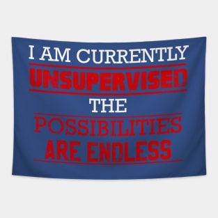 I Am Currently Unsupervised Tapestry