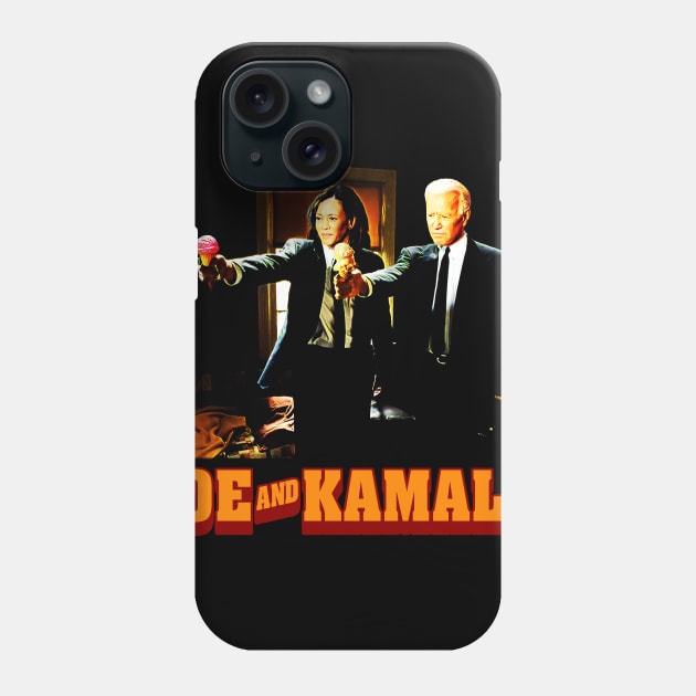 Joe And Kamala - Democratic Ice Cream Solid Phone Case by TeeLabs