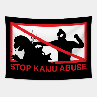 Stop Kaiju Abuse Tapestry