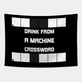 Drink From A Machine Crossword Tapestry