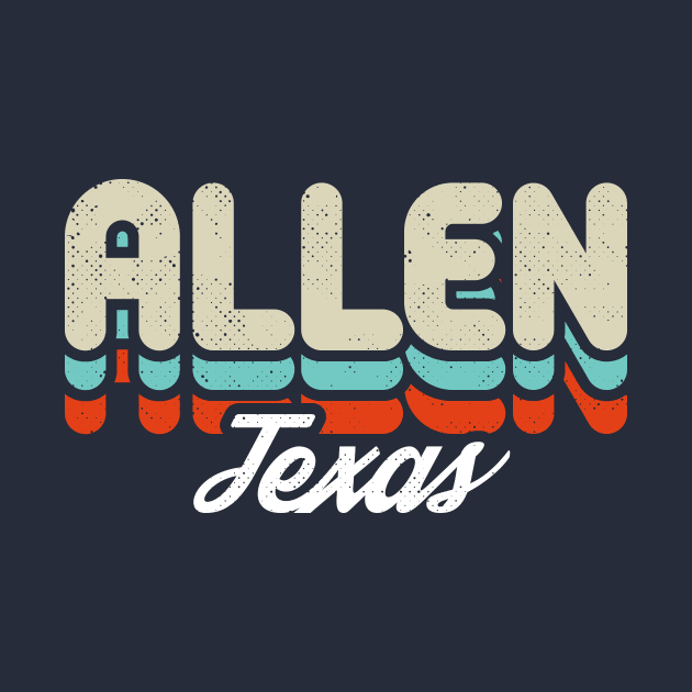 Retro Allen Texas by rojakdesigns