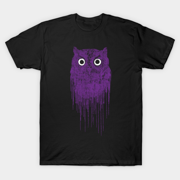 Purple - Owl - T-Shirt