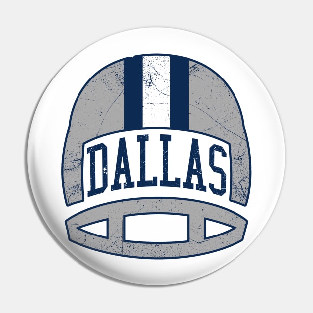 Dallas Retro Helmet - White Pin by KFig21