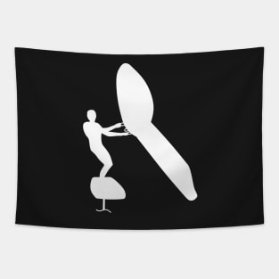 Wingsurfing with wingfoil Tapestry