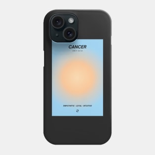 Cancer Zodiac Sign Aura Phone Case