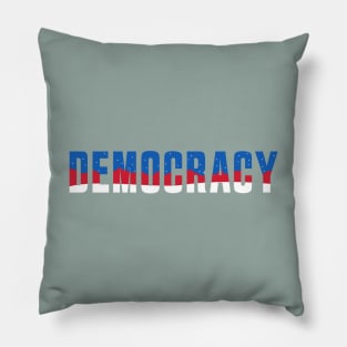 American Democracy Landscape Pillow