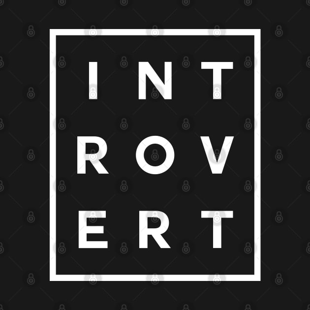 Introvert Boxed (White) by inotyler