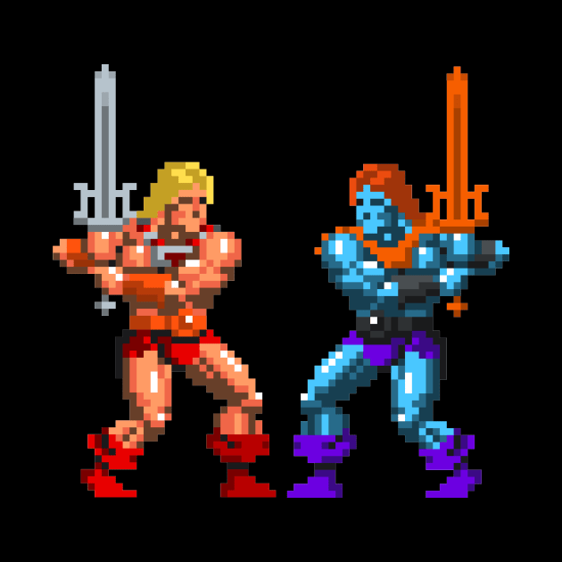 He-Man Vs. Faker by Chaosblue