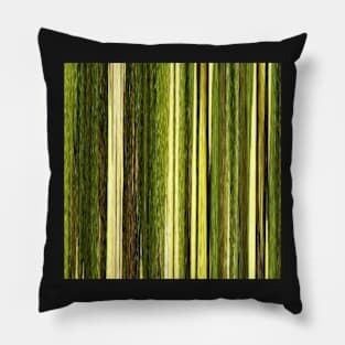 green beige brown yellow abstract striped digital design Pillow