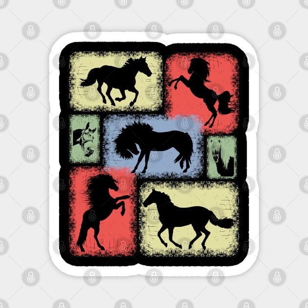 Haflinger Pony Horses Collection Magnet by Primo Style