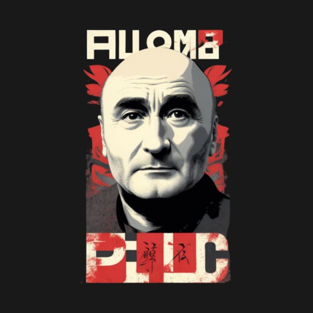 phil collins // vektor art design v4 by girls store