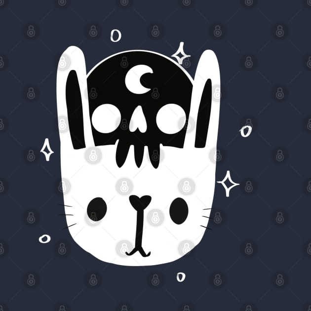 harajuku cute bunny skull by ISFdraw