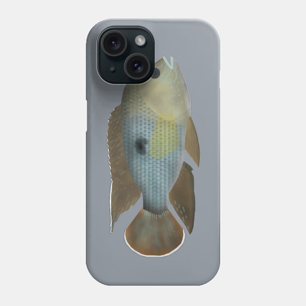 Green Terror Phone Case by FishFolkArt