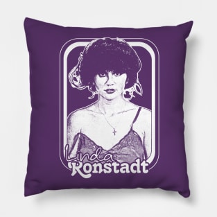 Linda Ronstadt // Original 1970s Style Fan Art Design Pillow