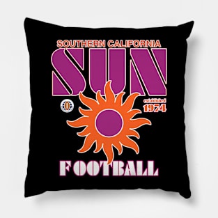 Southern California Sun Football Pillow