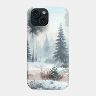 Winter Forest Winter Landscape Phone Case
