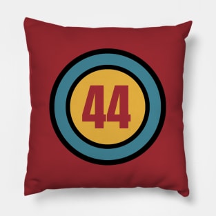 The Number 44 - Forty Four - forty fourth - 44th Pillow