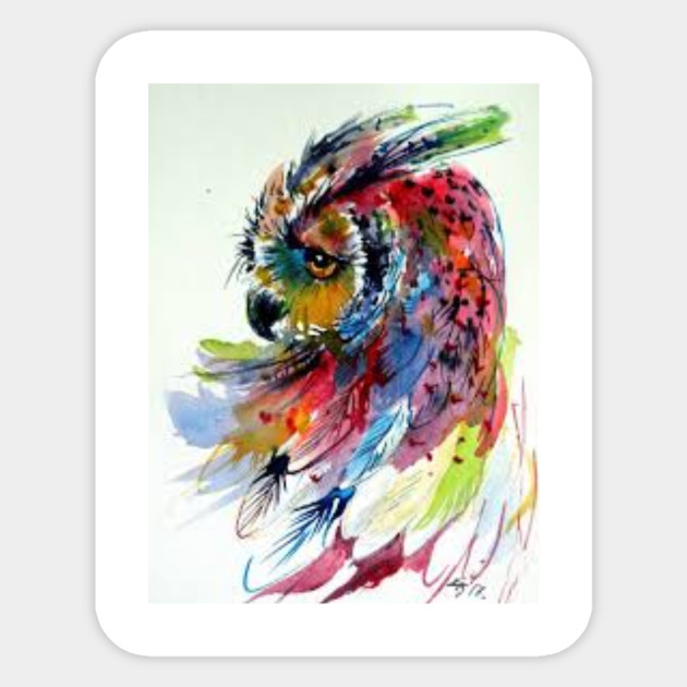 Colourful Bird Birds Sticker Teepublic