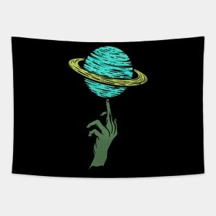 Basketball Planet Tapestry