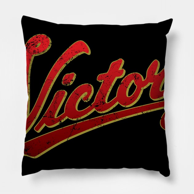 Victory Pillow by MindsparkCreative