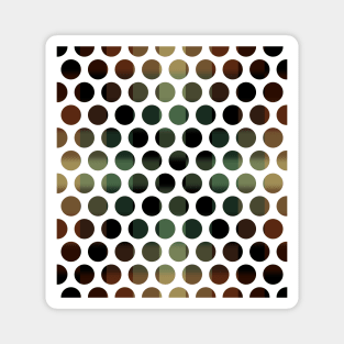 Colorful Polka Dots Magnet