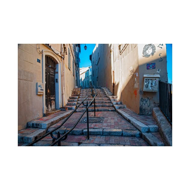 Old Alleyway in Le Panier de Marseille by BrianPShaw